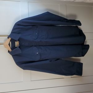 Cabela's Soft Canvas Trail Navy Shirt, L